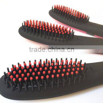 2016 New Arrive Ionic Hair Straightener Brush With Ceramic Coating NASV Hair Straightening Brush Electric LCD Hair Straightening photo-4