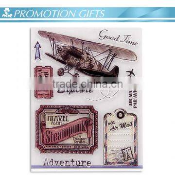 Zhejiang Cheapest Adventure Series Carton Paid Rubber Stamp