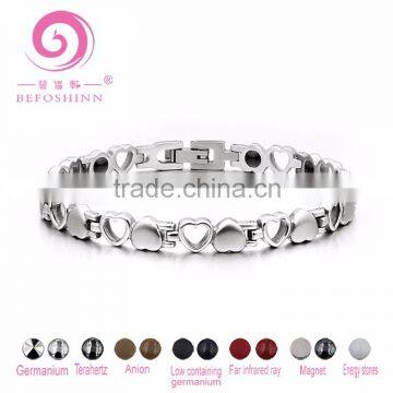 silicone titanium bracelets with germanium with very good quality and low price