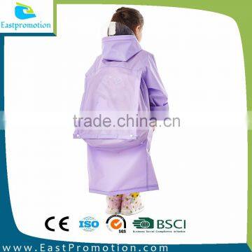 Hot Sell PVC School Bag Raincoat For Children photo-5
