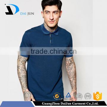 Daijun oem high quality 100% cotton casual fashion navy polo shirt fabric