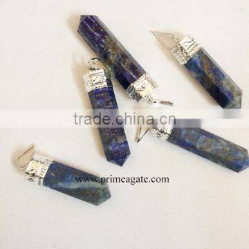 Lapis Lazuli Cap Pencil Pendants | INDIAN healing jewelry Wholesale