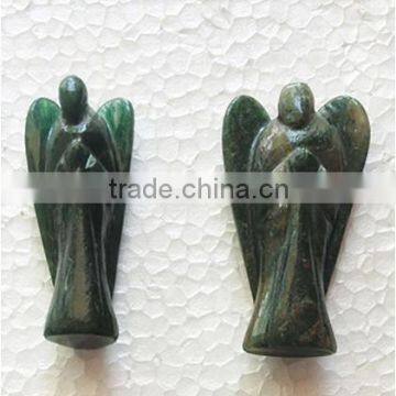 Stunning Green Mica 2INCH Angels | Gemstone Angel Figurine For Sale - Prime Exports