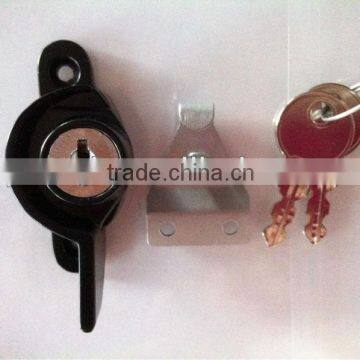 Window lock (Moon Lock) with key (For PVC or Aluminum alloy Sliding Windows)