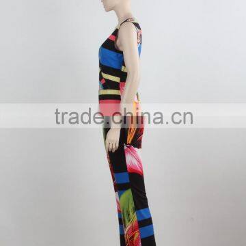 OEM Custom Women Jumpsuit Summer Swimming Wear Sexy Jumpsuit Long Manufacture photo-4