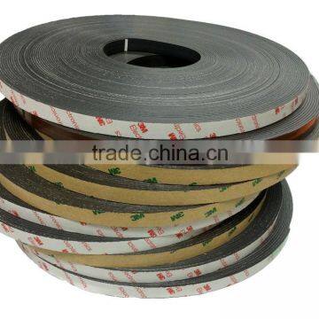 Self adhesive rubber magnet strip with foam tape