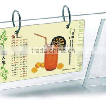 simple clear acrylic calendar