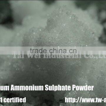 95%min High Quality Industrial Grade White Powder Aluminium Ammonium Sulphate photo-3