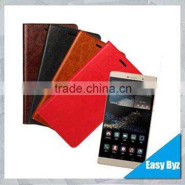 Fashionable Popular Magnetic Flip Leather Wallet Case With Card Slots Luxury Leather Case for Huawei P8 Max Fast Delivery