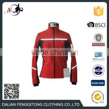 Ployester Women Waterproof Softshell Jacket, custom design Softshell Jacket