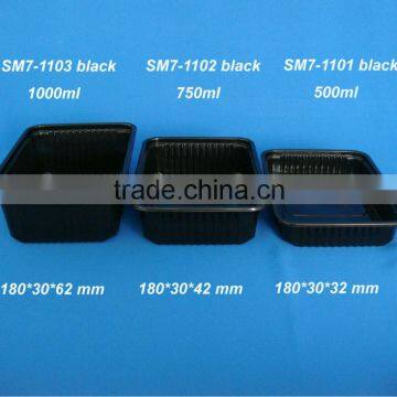 SM7-1102 White Frozen Seafood Tray Aquatic Product Packaging Plastic Tray photo-2