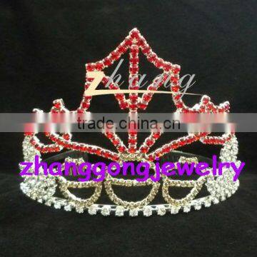 The maple leaf design crown diamond tiara