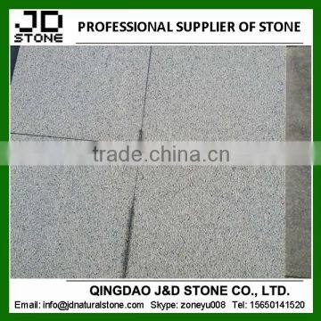 bush hammered cheap white granite paving tile