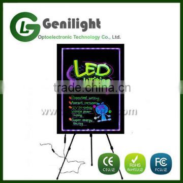 Semi-outdoor Flashing LED Writing Board High Quality Writing Panel 70*50cm