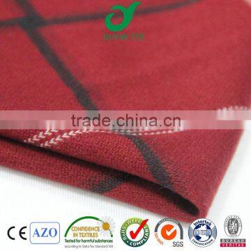 New arrivel Europe market England style fashion wool looking tr spandex checks design man women suiting pants thick fabric
