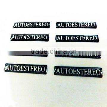 Professional Factory Custom-made Crystal Drop of Plastic Nameplate