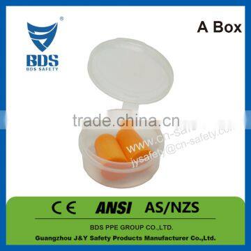 Pu Foam Safety Earplug Plastic Box A