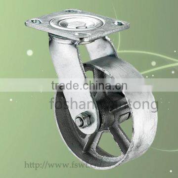 Swivel Plate Industrial Heavy Duty Cast Iron Caster Wheel