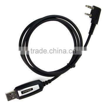 2 Pins High Quality USB Programming Cable for QUANSHENG PUXING WOUXUN TYT BAOFENG UV5R KENWOOD Radio Hot