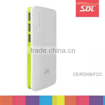 High Capacity Portable Power Bank 11000mah With Three Usb With LED Light photo-3