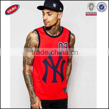 Custom Fashionable Red Racer Back Tank Top Wholesale