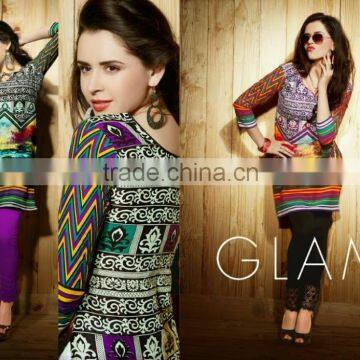 Indian Chikan Kurti Tunic Tops