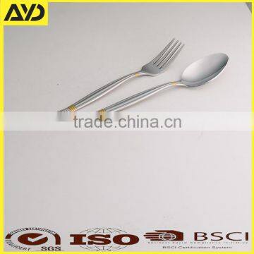 Noble Dinnerware Stainless Steel Goldplated Cutlery Set photo-2