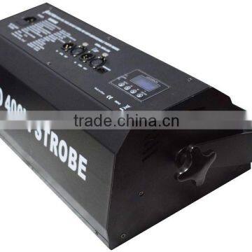 4*100Watt 400W High Power 90-240V Pro Stage Disco DJ Party Show 3-pin + 5-pin DMX 400 Watt LED Strobe Light photo-6
