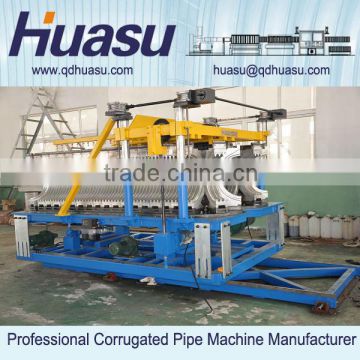 High Output PVC Double Wall Corrugated Pipe Extrusion Line Machinery