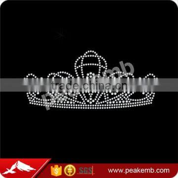 Beautiful Crystal Hotfix Tiara Rhinestone Transfers