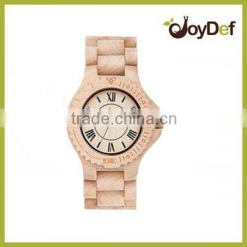 best selling high quality bamboo wooden watch with japan movement