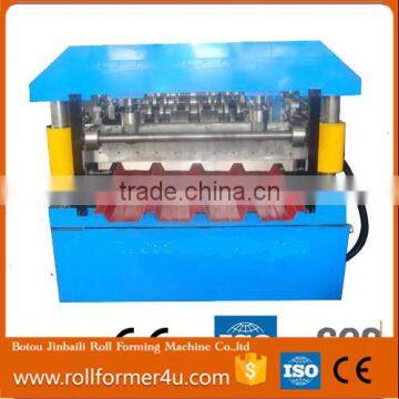 High speed with ISO standard used trapezoidal roof tile glazed type cold roll forming machine