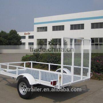 Flat Trailer With Galvanized Sheet and Loading Ramp for Goods F-510 photo-2