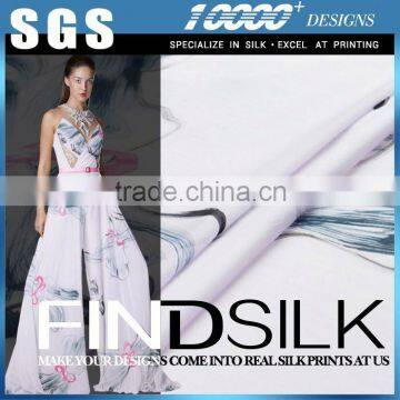 2015 newest style Hellosilk custom print chiffon