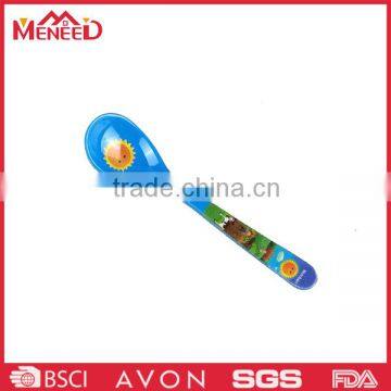 Unbreakable custom design cartoon design spoon for kids