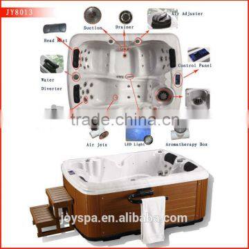 Free Standing Large Whirlpool Spa for Family Use Home Spa Hot Tub JY8013 photo-2