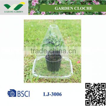 Plastic pot with protect dome / PVC cloche LJ-3006