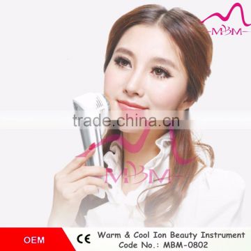 Discount Price! Ionic beauty instrument cool&warm beauty instrument handheld facial massager