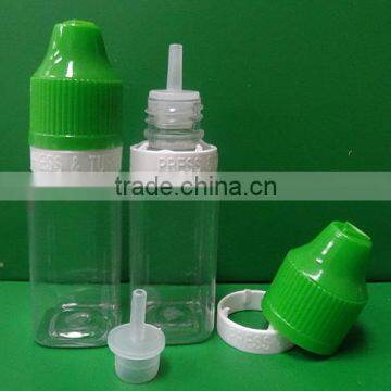 10ml plastic e liquid bottle with childproof cap, empty 10ml dropper bottles for e liquid