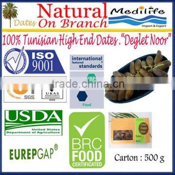 Tunisian Dates "Deglet Noor" High Quality,100% Natural Dates.Healthy Fresh Dates Fruit,Sweet Arabic Dates in 500 Kg Bag