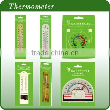 Gardening Indoor Outdoor Plastic Wooden Metal Deorative Thermometer Wall Thermometer photo-2