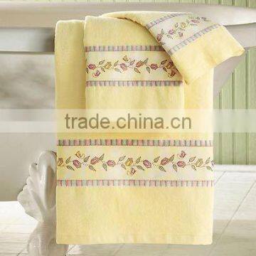 100% cotton towels baths/washcloth set