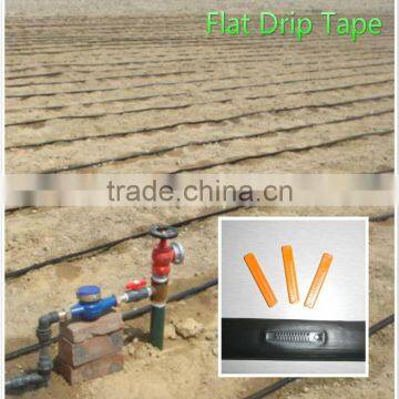 drip tape with flat drippers