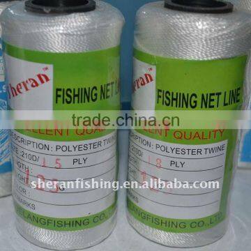 sheran fishing net line polyester twine 210/D ply 18 125gram one spool