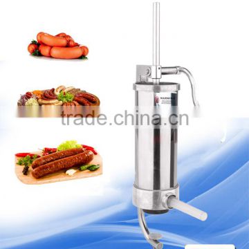 Home use hand operation stainless steel vegetarian meat sausage filler