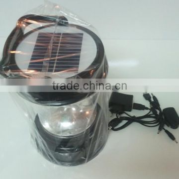 Best solar camping lantern for travel and hiking, Hand Crank solar light with radio with mobile phone charger