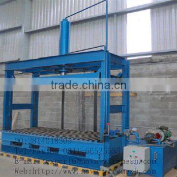 PVC coated wire / galavnized steel wire gabion mesh machine