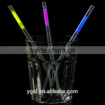 8 INCH PP Material Glow in the Dark Party Favor Fluorescent Straw (CE,EN71,ASTM F963,BV) photo-3