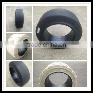 China press on tires 22 inch solid wheels 22x9x16 22x16x16 559x406x406 with high quality