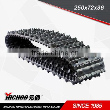 power snow rubber track(250*72*LINKS)